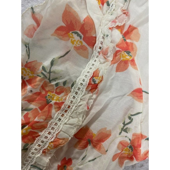 NWT LOVE SAM Anthropologie Womens Spring Foliage Handkerchief Hem Dress Medium - Picture 7 of 8